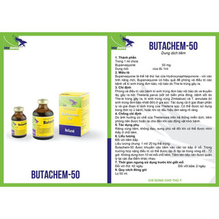 Thuốc thú y phòng và trị ký sinh trùng đường máu Butachem và Imochem Interchemie ở chó mèo dê bò cừu