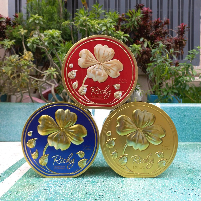 Bánh Richy hộp thiếc Lộc Vàng đủ màu 156g | Shopee Việt Nam