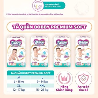 [chính hãng] Bỉm quần Bobby ultra+/ Bobby Premium Soft chính hãng đủ size