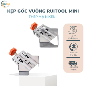 KẸP GÓC VUÔNG RUITOOL MINI THÉP KHÔNG RỈ TAY VẶN, CỨNG CÁP BỀN BỈ [K2TOP]