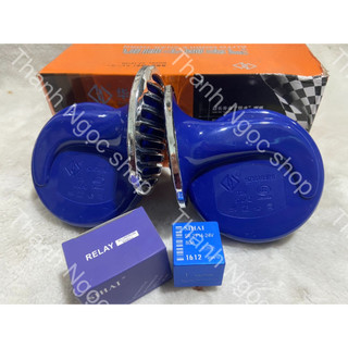 Còi sên xanh điện 12v/24v