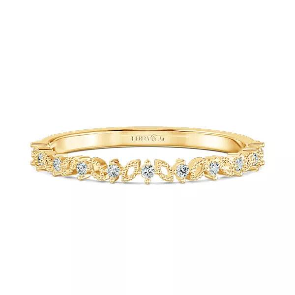[CHAT TRƯỚC KHI ĐẶT] Nhẫn Thời Trang Nữ Tierra FNN1901 Vàng 14K/ 18K Thiết Kế Đơn Giản Sang Trọng Thanh Lịch