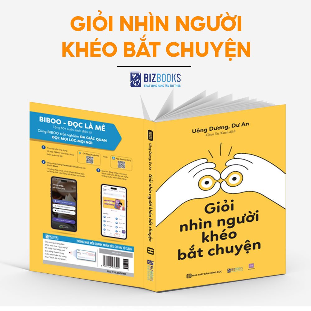 Sách Giỏi Nhìn Người, Khéo Bắt Chuyện - Ứng Xử Linh Hoạt, Giao Tiếp Hiệu Quả - Bizbooks