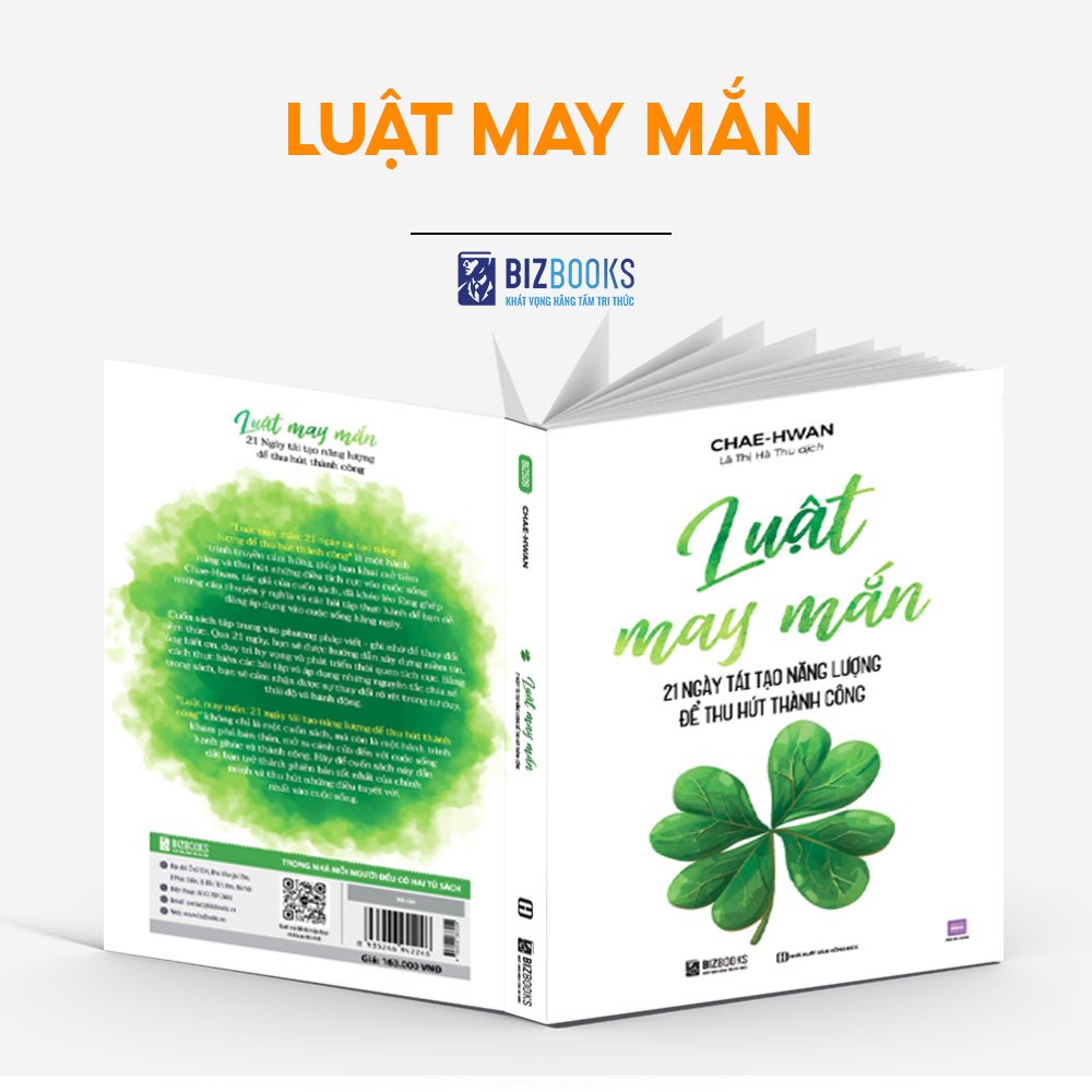 Sách Luật May Mắn: 21 Ngày Tái Tạo Năng Lượng Để Thu Hút Thành Công - Bizbooks