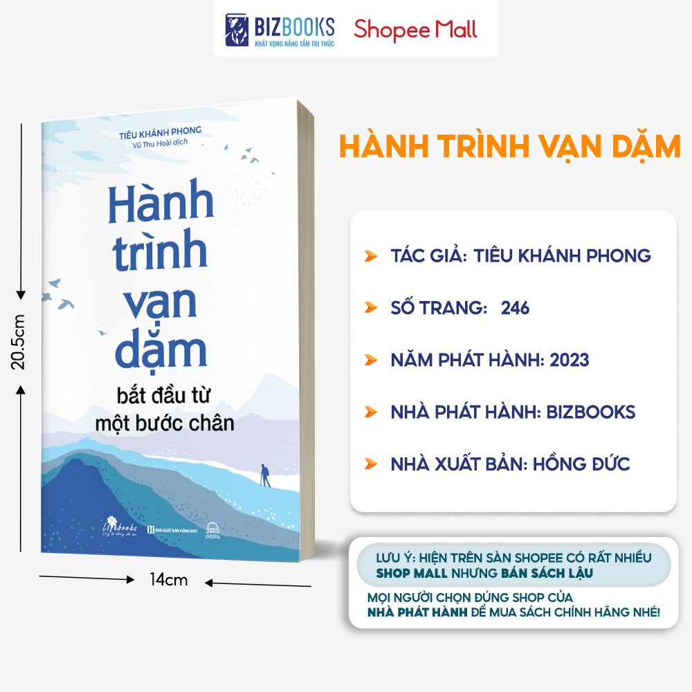 Sách Hành Trình Vạn Dặm Bắt Đầu Từ Một Bước Chân - Bizbooks