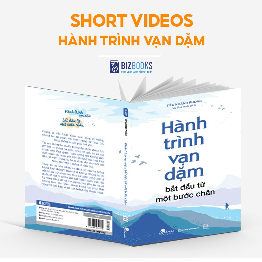 Sách Hành Trình Vạn Dặm Bắt Đầu Từ Một Bước Chân - Bizbooks
