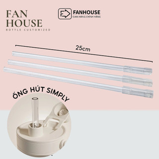 Phụ kiện ly giữ nhiệt Simply, Ống hút thủy tinh ly giữ nhiệt Simply, Lily