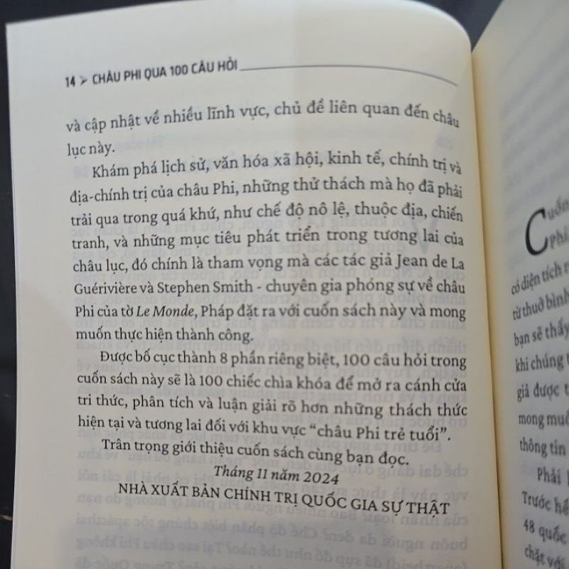 Sách - Châu Phi qua 100 câu hỏi