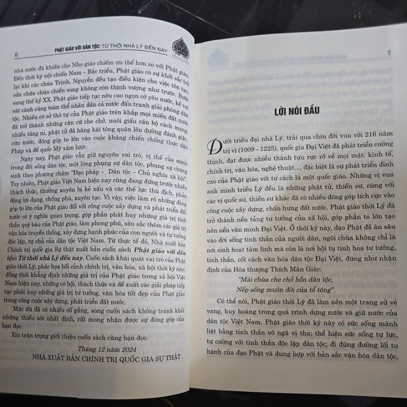 Sách - Phật giáo với dân tộc từ thời nhà lý đến nay