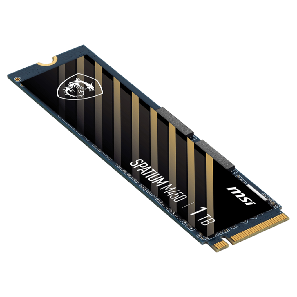 Ổ cứng SSD MSI SPATIUM M450 | PCIe , Gen4 x4 NVMe M.2 | Read 3600 MB/s - Write 3000 MB/s | 600TBW | Bảo hành 5 năm