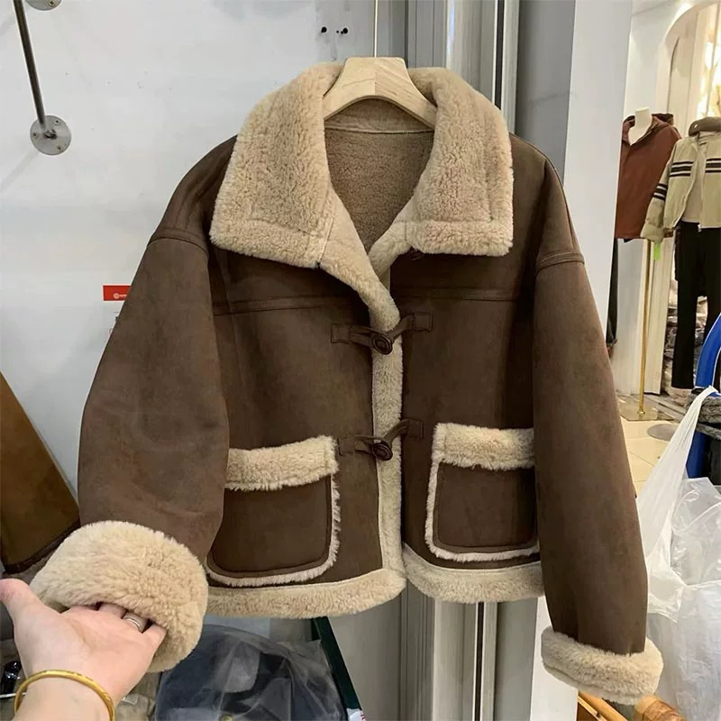 [ HÀNG Order ] áo khoác lông lót mùa đông năm nay cổ điển