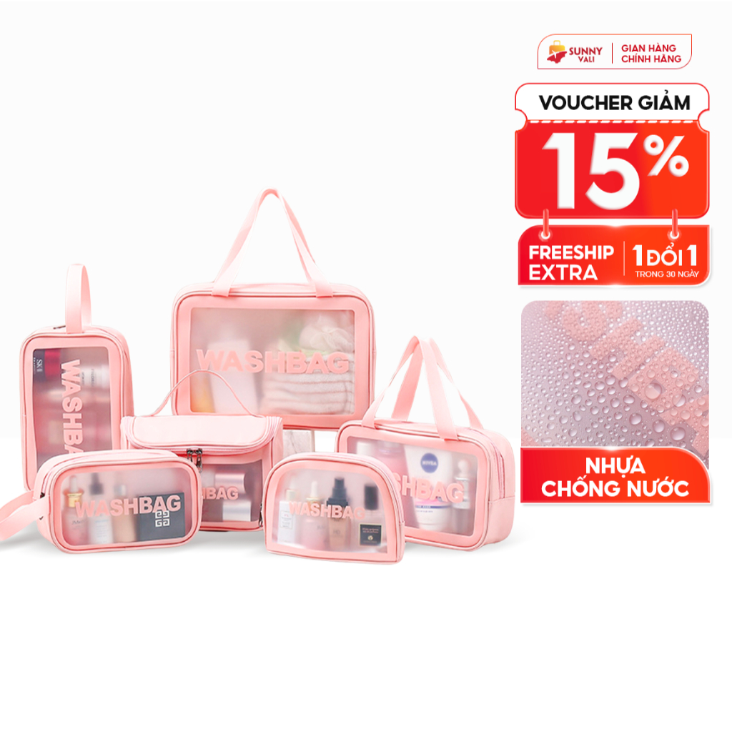 Ảnh Túi đựng mỹ phẩm du lịch SUNNY chống thấm nước 1