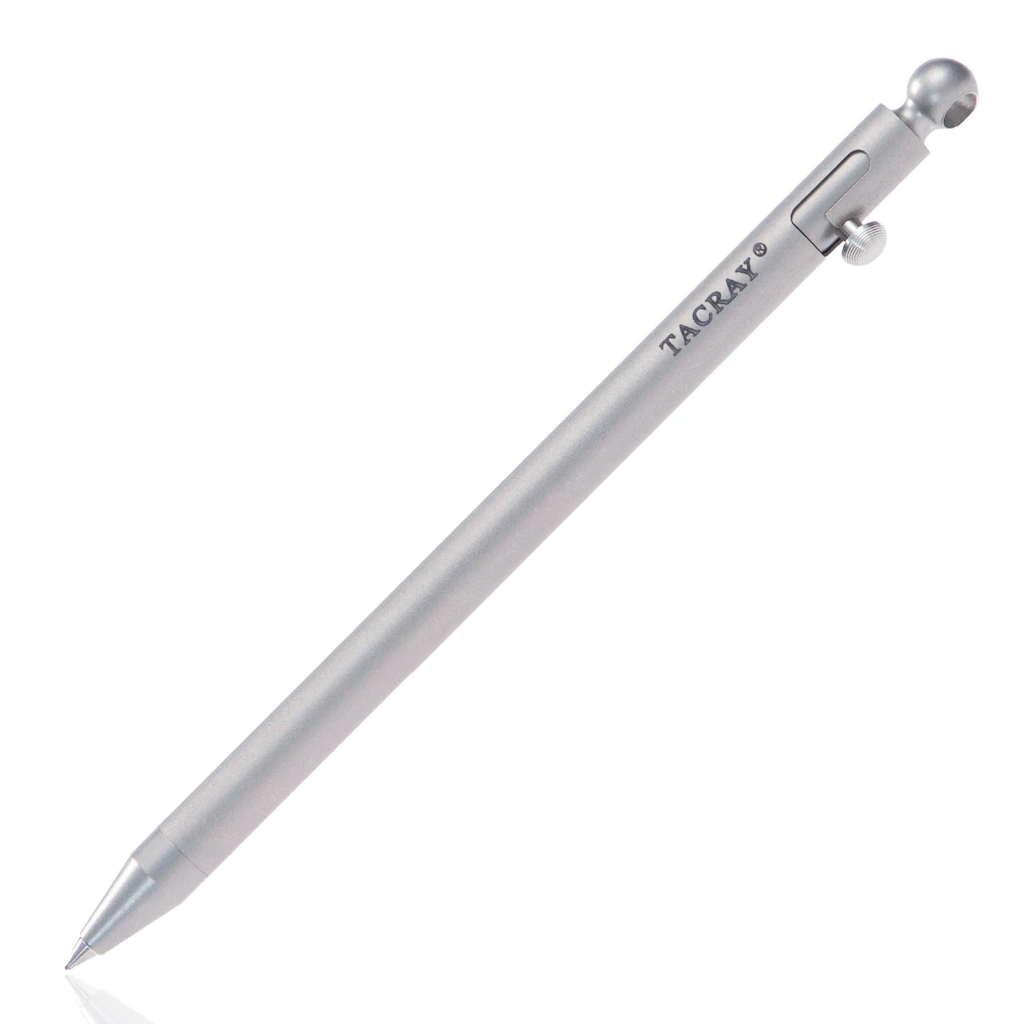 Bút Titanium Tacray TR-G2 (TRG2, móc khóa, lẫy Bolt action)