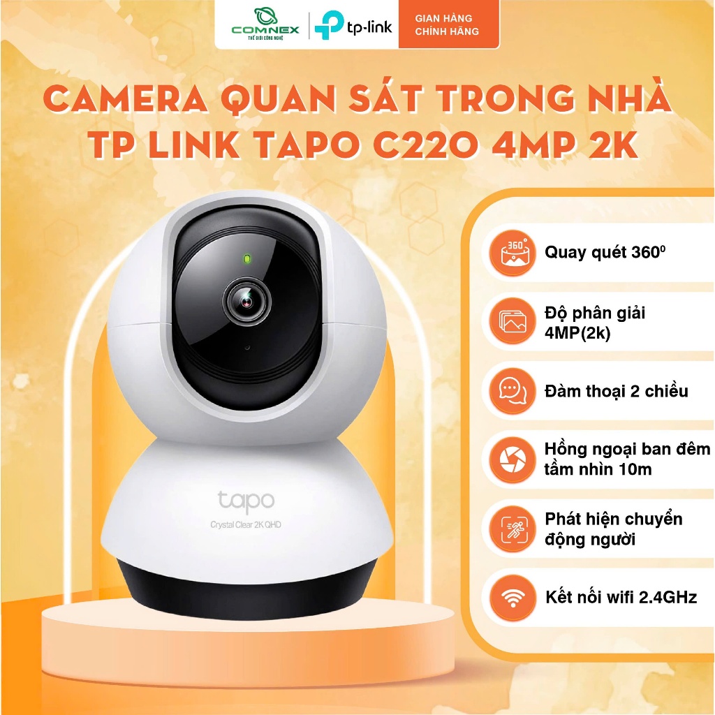 Tp Link Tapo Tapo Smart Camera C200 TP-Link Tapo C200 Pan/Tilt
