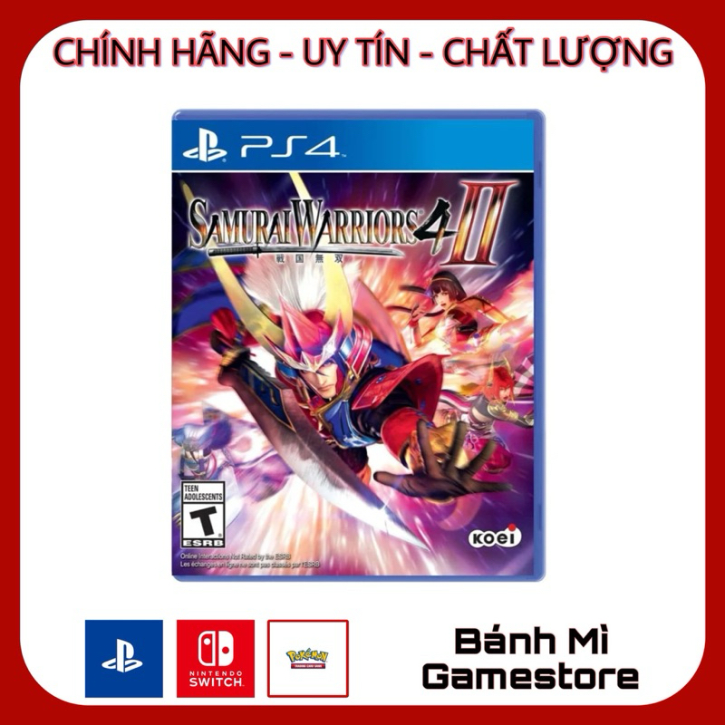 Jeu PS4 Samurai Warriors 4 II - Très Bon état, Boîte Et Instructions Incluses