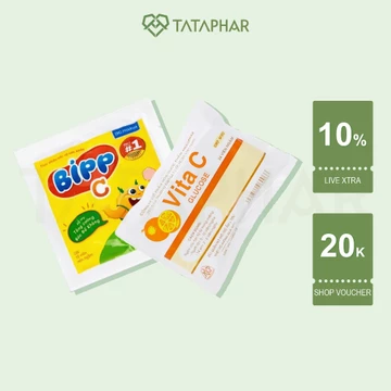 Kẹo ngậm vitamin C Vita C, Bipp C, Vị cam, Bổ sung vitamin C, Tăng sức đề kháng, Thơm miệng