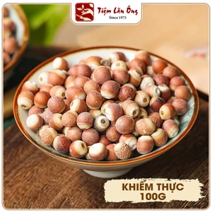 Khiếm thực 100g, hạt khiếm thật khô, sạch, dùng pha trà, hầm canh - Tiệm Lãn Ông