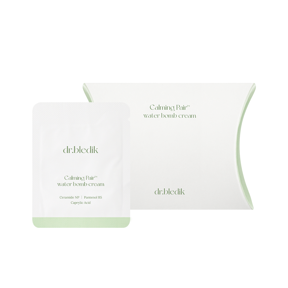 [QUÀ TẶNG KHÔNG BÁN] 4 Hộp x10 gói sample Kem dưỡng calming pair Dr.bledik w.a.t.er b.o.m.b cream 2ML