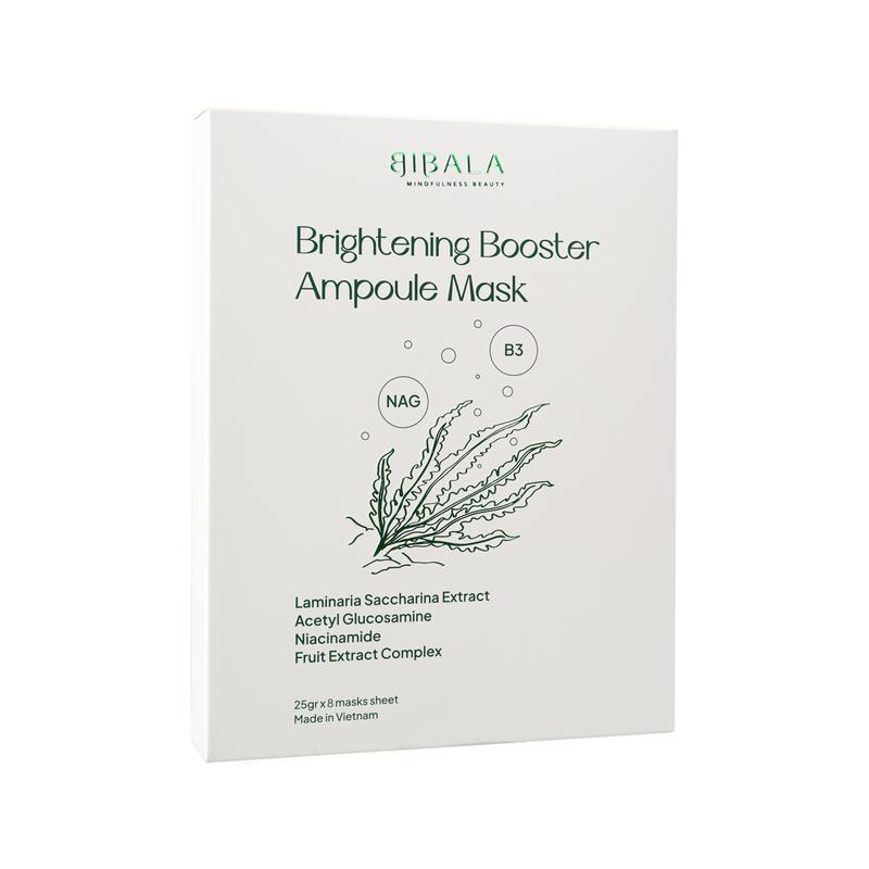 Ảnh Mặt nạ dưỡng sáng, làm dịu và dưỡng ẩm 25G BRIGHTENING BOOSTER AMPOULE MASK 25G BIBALA 2