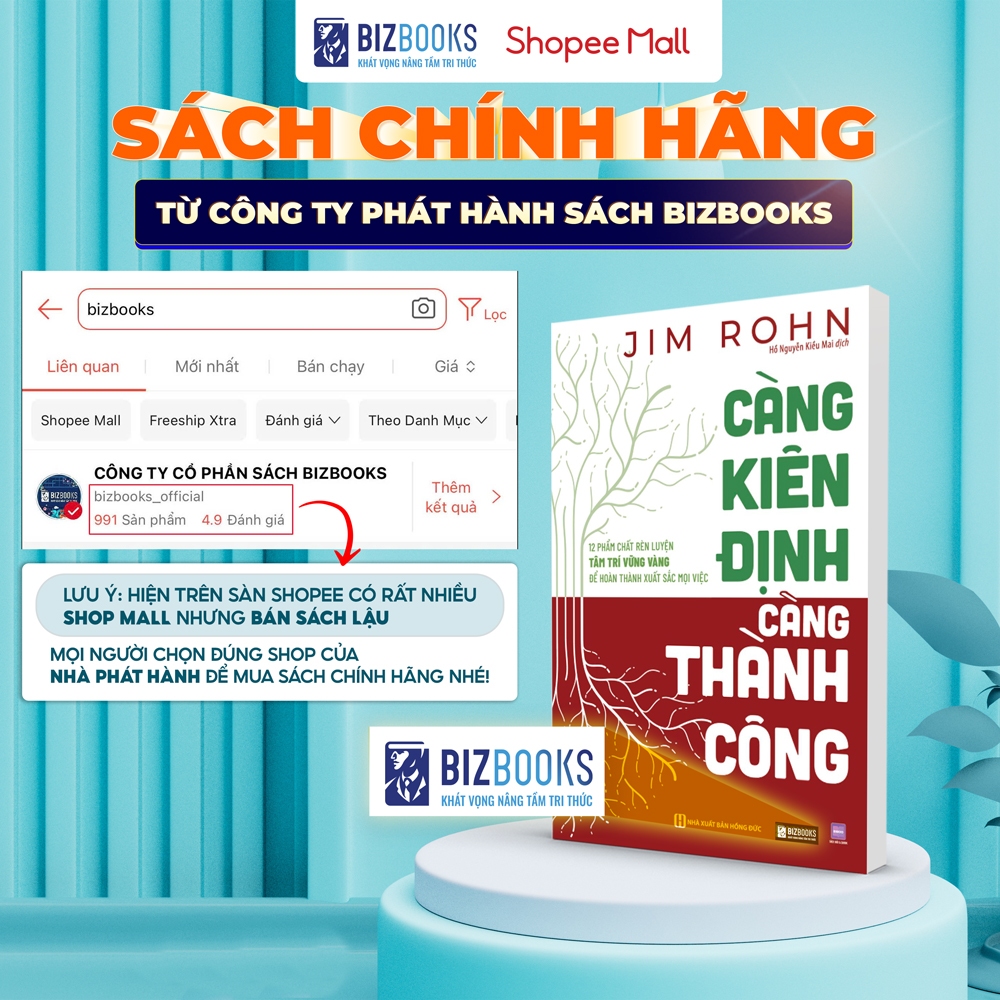 Sách Càng Kiên Định, Càng Thành Công - 12 Phẩm Chất Rèn Luyện Tâm Trí Vững Vàng Để Hoàn Thành Xuất Sắc Mọi Việc