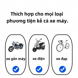 Giá đỡ điện thoại di động xe máy có khả năng chống mưa, chống nắng, chống chói và chống trộm.