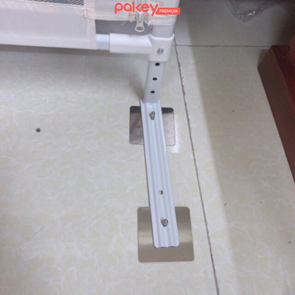 Ảnh Phụ Kiện Miếng Dán Dành Cho Thanh Chắn Giường Pakey Siêu Chắc Chắn, Không Cần Khoan Đục 4