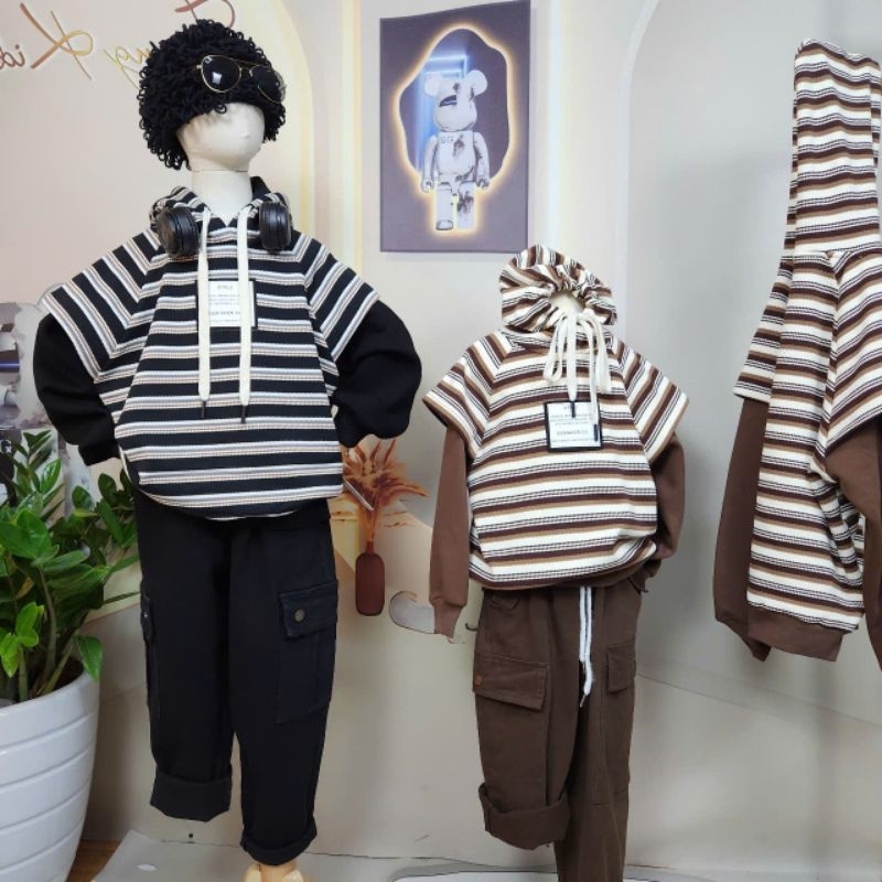 Áo nỉ sweater áo nỉ Lót Lông Nhung cho bé chuẩn hàng QCCC size từ 17-40kg chất dày dặn
