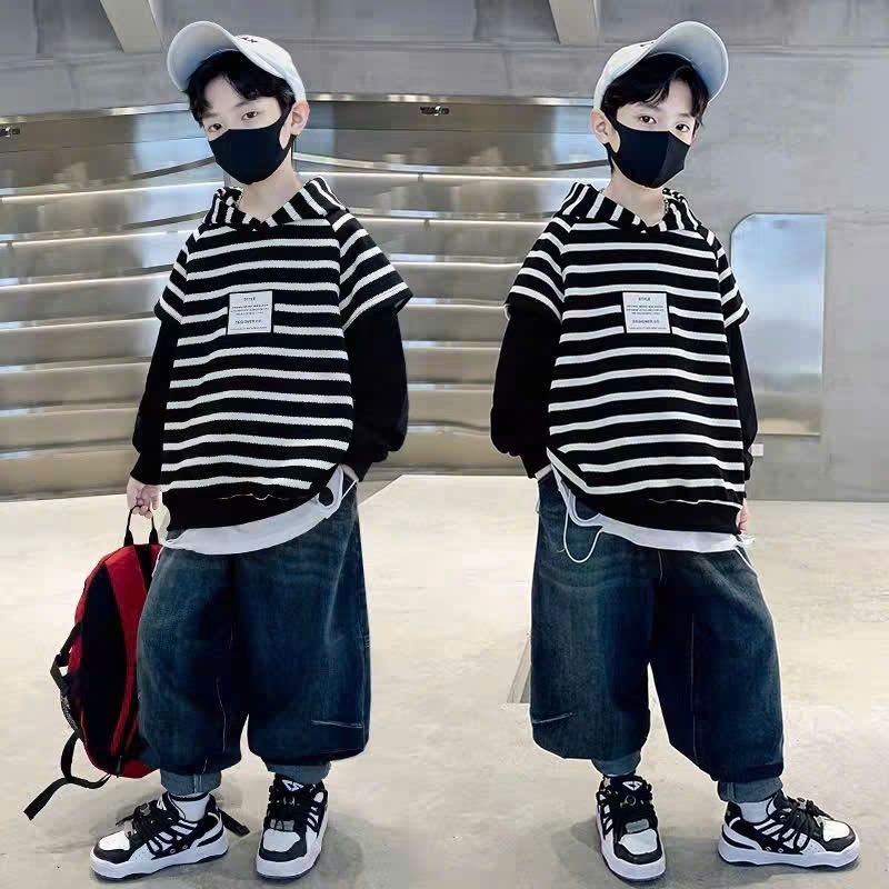 Áo nỉ sweater áo nỉ Lót Lông Nhung cho bé chuẩn hàng QCCC size từ 17-40kg chất dày dặn