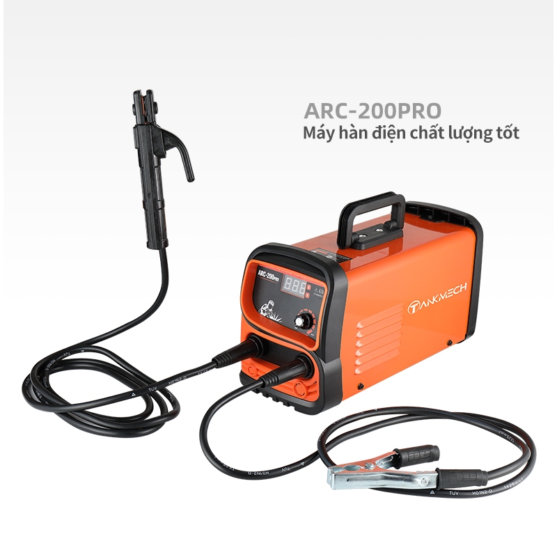 Máy Hàn Cầm Tay Công Suất Lớn ARC 200PRO Công Nghệ Châu Âu Tặng  Mỏ Hàn Điện Tử, Kẹp Mát, Mặt Nạ, Chổi Gõ Sỉ