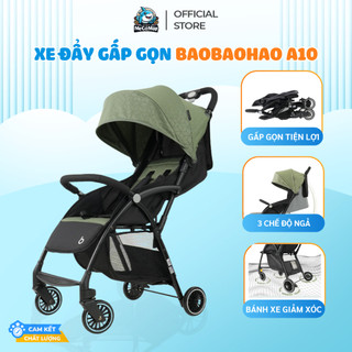Xe Đẩy Cho Bé Baobaohao A10 Chính Hãng, Xe Đẩy Gấp Gọn Điều Chỉnh 3 Tư Thế, Có Giảm Xóc An Toàn