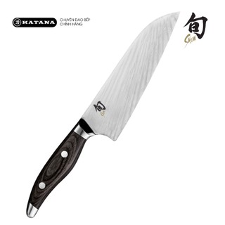 Dao bếp Nhật cao cấp KAI Shun Nagare Santoku - Dao thái 3 trong 1 NDC0702 (180mm)