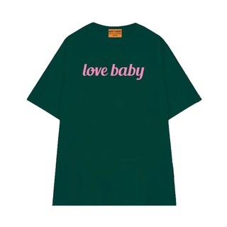 Áo Thun NGỐ TEE In Chữ LOVE BABY, Áo Thun Form Rộng Nam Nữ Chất Vải Cotton Thoáng Mát
