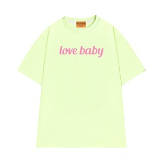 Áo Thun NGỐ TEE In Chữ LOVE BABY, Áo Thun Form Rộng Nam Nữ Chất Vải Cotton Thoáng Mát