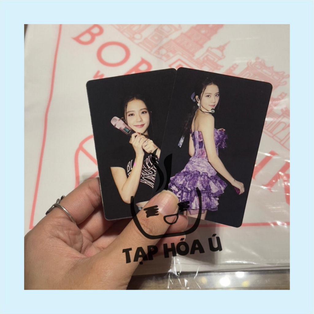 BP TOUR] BỘ ẢNH CARD BLACKPINK BORN PINK WORLD TOUR HANOI - VIP
