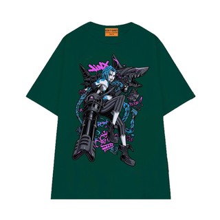 Áo Thun Arcane Jinx NGỐ TEE, Áo Thun Liên Minh Huyền Thoại Chất Vải Cotton 75 Mềm Mịn Thoáng Mát