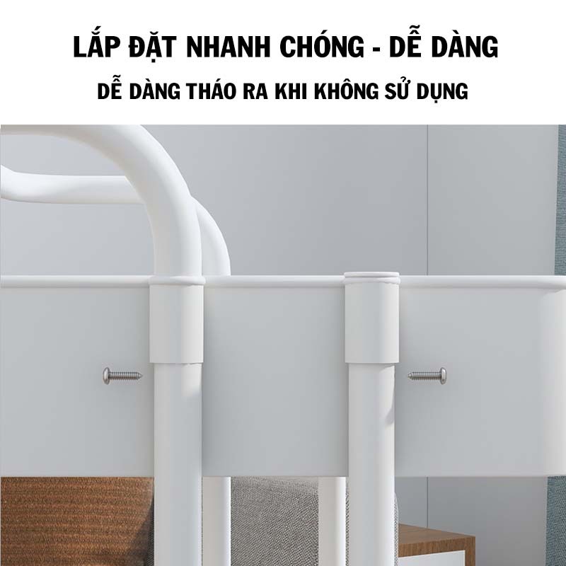 Kệ Bỉm sữa 3 Tầng Thiết Kế Châu Âu, Xe Đẩy Spa-XDT01