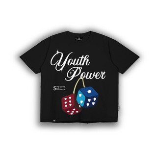 Áo Thun Big Boxy YOUTHPOWER YOURSELF Unisex Nam Nữ Form Rộng Cổ Tròn cotton 250gsm In Lụa Top Nữ Local Brand Women