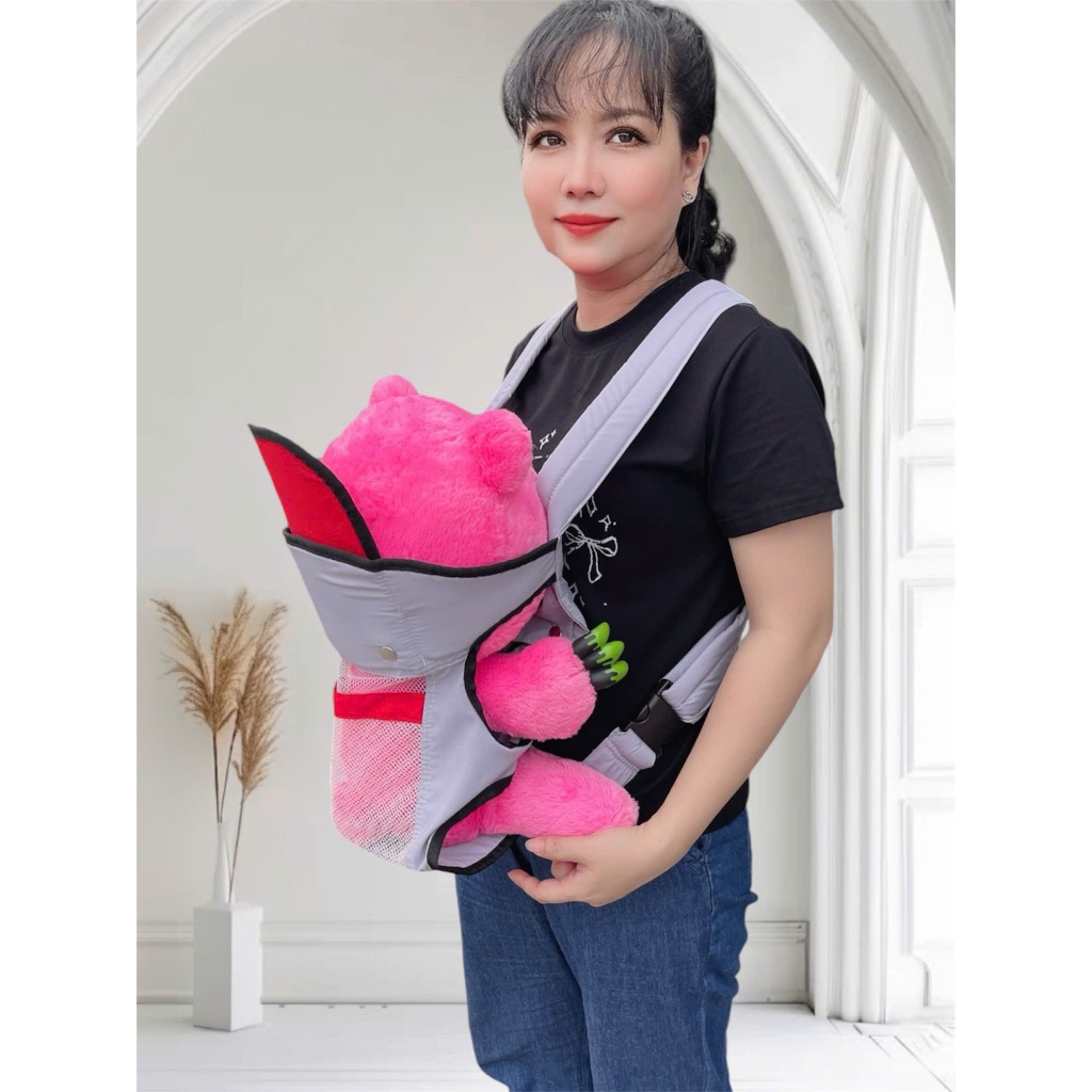 [ ĐỊU ] Địu Em Bé Sơ Sinh Có Đỡ Cổ Đa Năng Gọn Nhẹ Hàng Chất Lượng Cao, Đai Địu Em Bé
