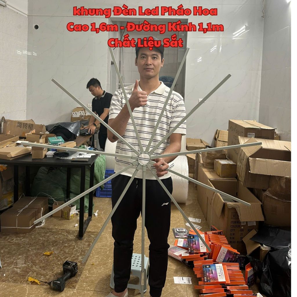 [Khung led pháo Hoa] Khung led pháo hoa ngoài trời, Trong nhà, bằng sắt ...