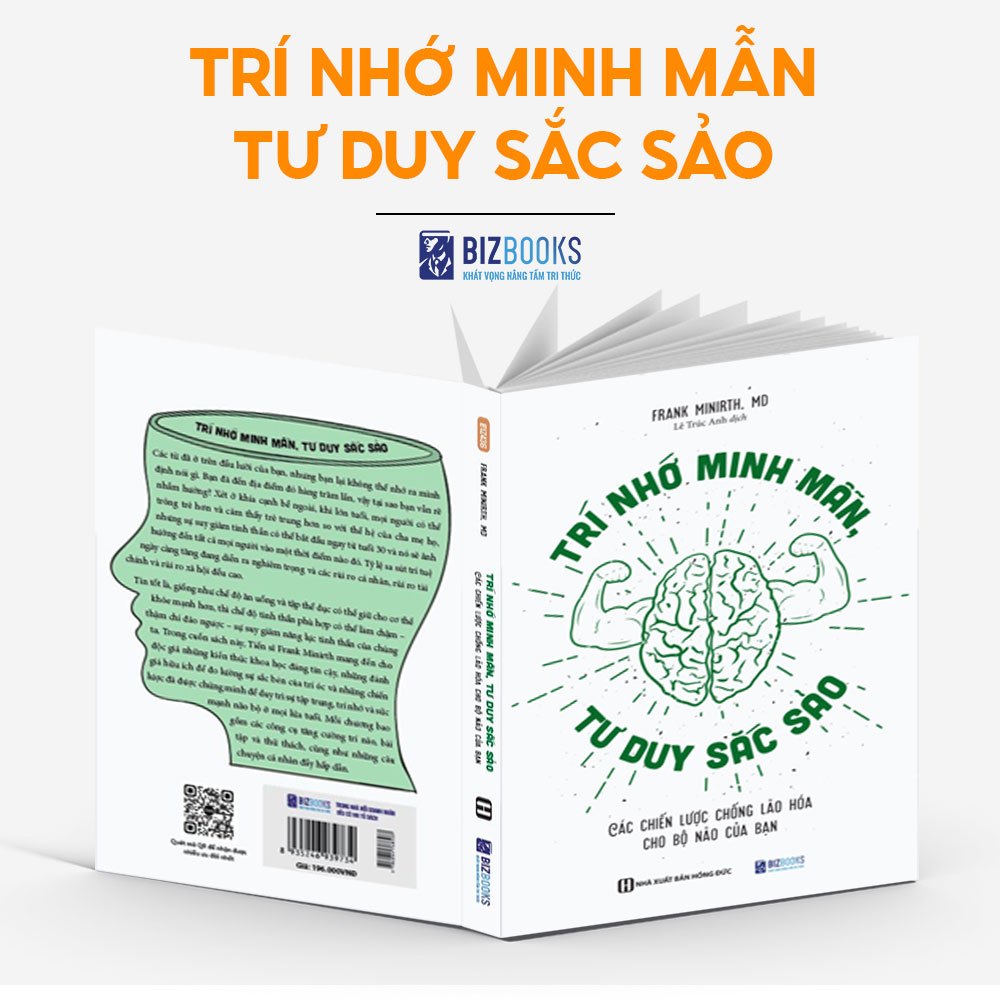 Sách Trí Nhớ Minh Mẫn, Tư Duy Sắc Sảo: Các Chiến Lược Chống Lão Hóa Cho Bộ Não Của Bạn - Bizbooks