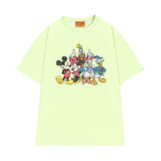 Áo Thun Local Brand NGỐ TEE Team Disney Mickey Mouse và Những Người Bạn Form Nam Nữ Rộng Rãi