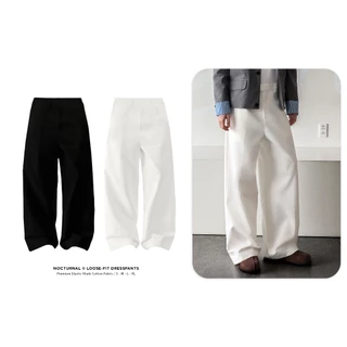 Quần Âu Ống Rộng NOCTURNAL Loose-fit Dress Pants  Cotton Unisex Nam Nữ Local Brand
