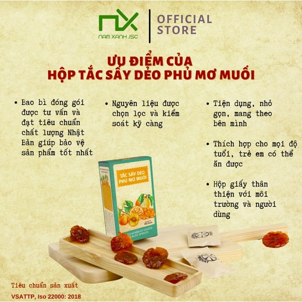 Ảnh Hộp Tắc sấy dẻo mơ muối 140g (160g) 1