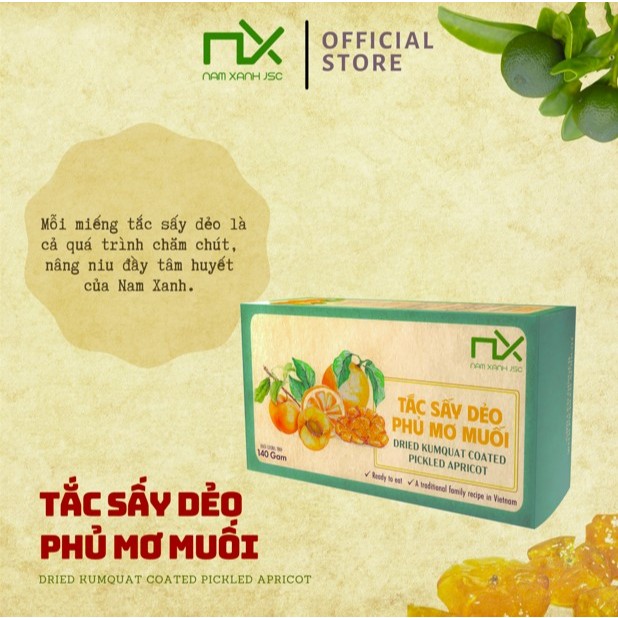 Ảnh Hộp Tắc sấy dẻo mơ muối 140g (160g) 2