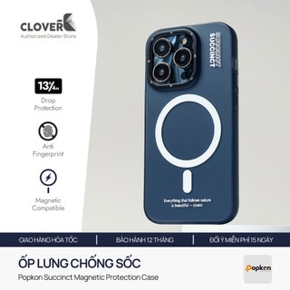 Ốp Lưng Nhám Mờ Popkon Cho iPhone 17 Pro Max Vòng Từ Tính Mỏng Nhẹ