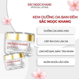 Kem Dưỡng Da Ban Đêm Sắc Ngọc Khang 30g . Dưỡng Da Sáng mịn làm mờ nám tàn nhang