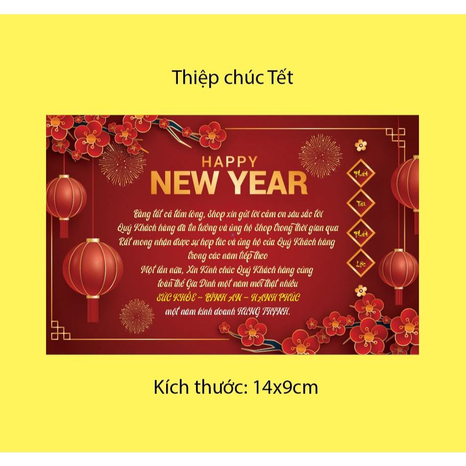 50 card cám ơn TẾT, thiệp cảm ơn tết, happy new year