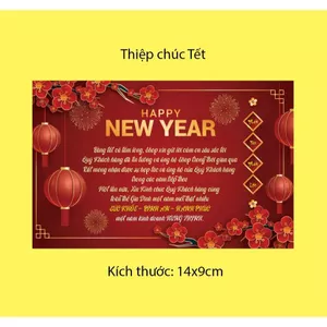50 card cám ơn TẾT, thiệp cảm ơn tết, happy new year