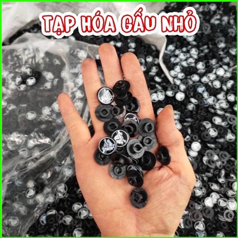 Bộ 4 cặp chốt tròn,nút quai gắn dép Cà Rốc có in Logo Cá Sấu - Gắn Dép ...