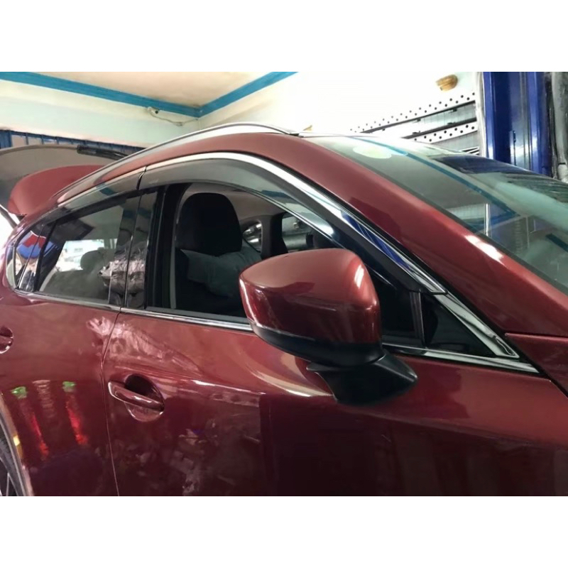 Vè che mưa chỉ inox xe Mazda Cx5 2018-2026 Hàng cao cấp